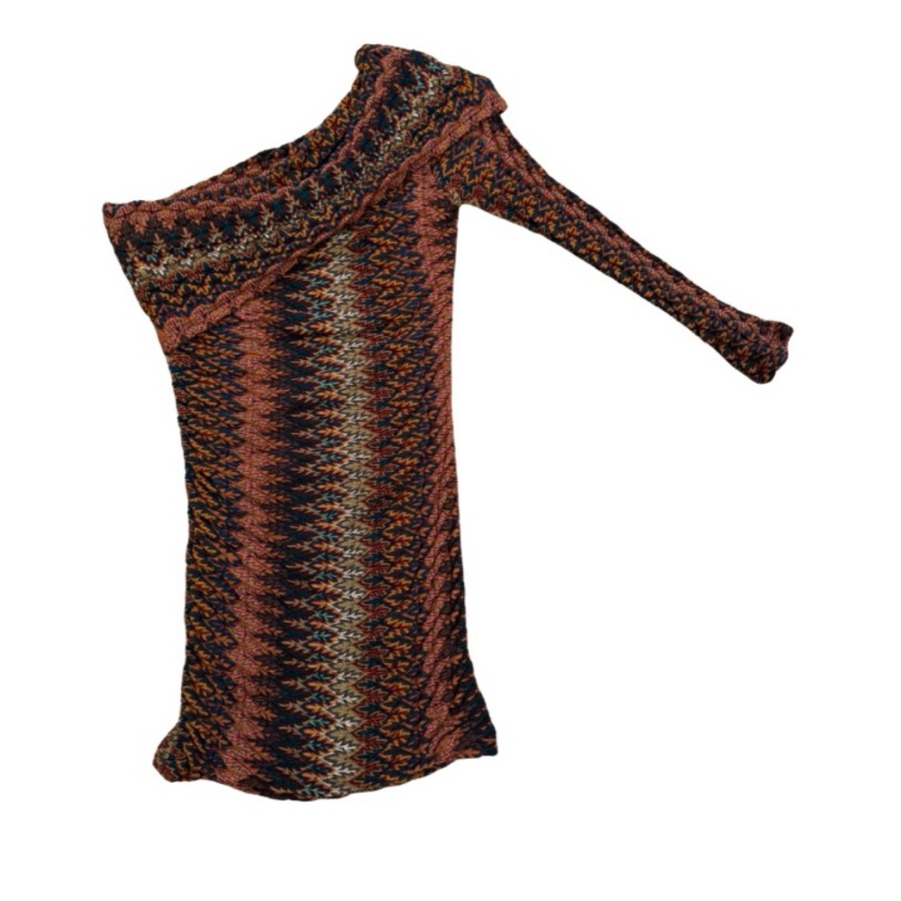 Cheryl Creations Multicolor Patterned One Shoulder Bodycon Dress